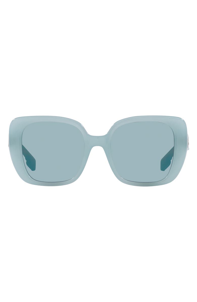 Burberry 52mm Gradient Square Sunglasses, Main, color, Azure