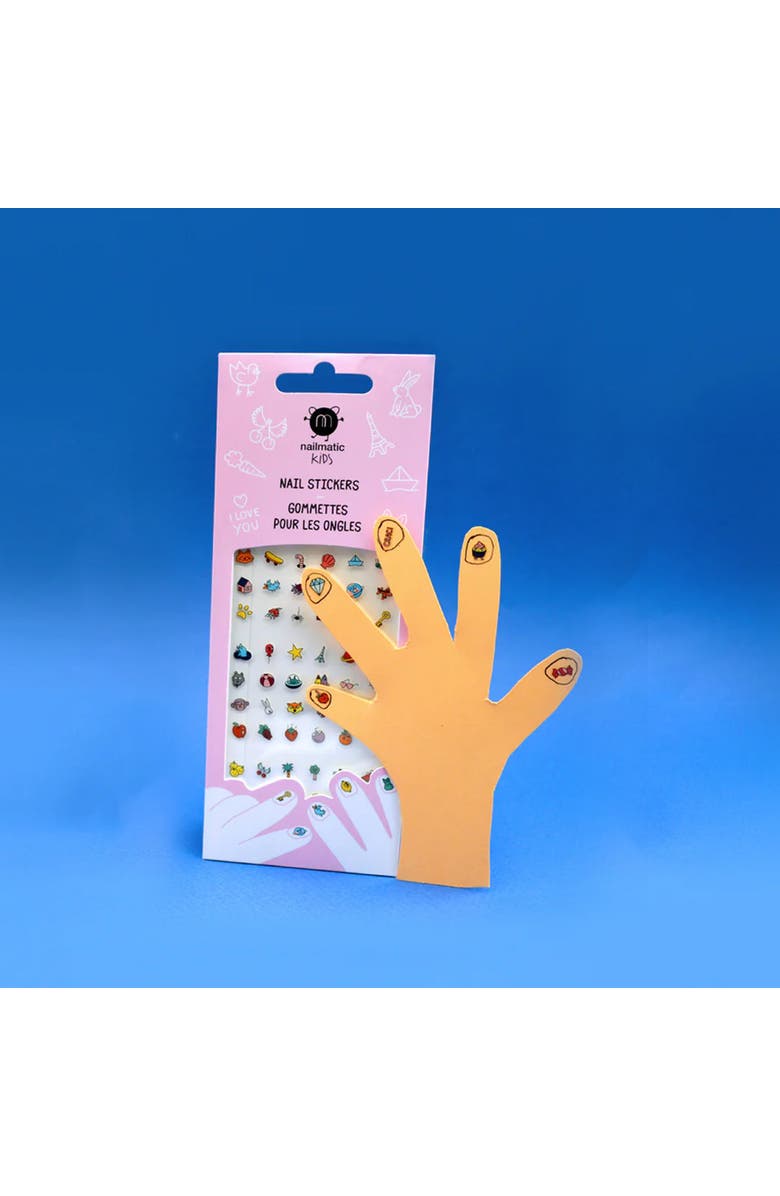 nailmatic Nails Nail Stickers For Kids, Alternate, color, Happy Nails