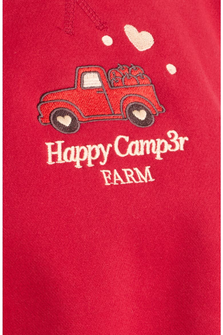 Fresh Picked Crewneck Sweatshirt, Alternate, color, DEEP RED