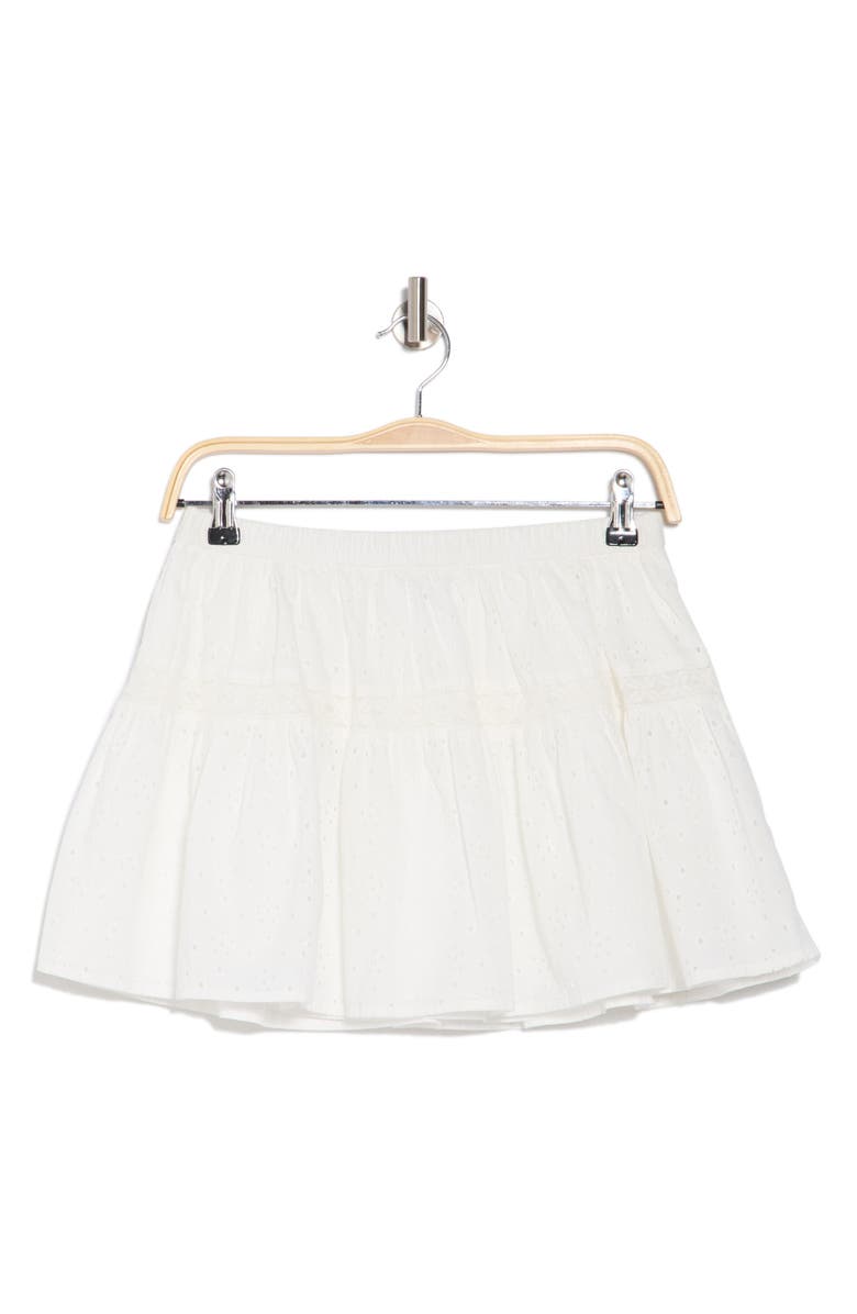 Abound Eyelet Miniskirt, Alternate, color, White Blanc