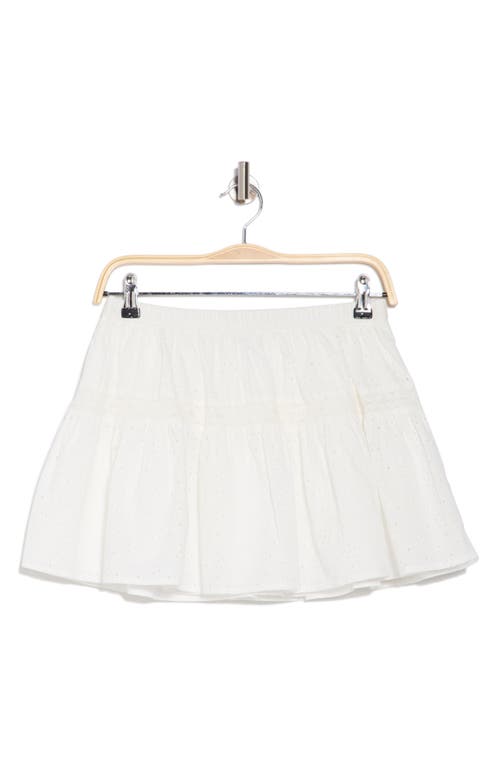 Abound Eyelet Miniskirt In White