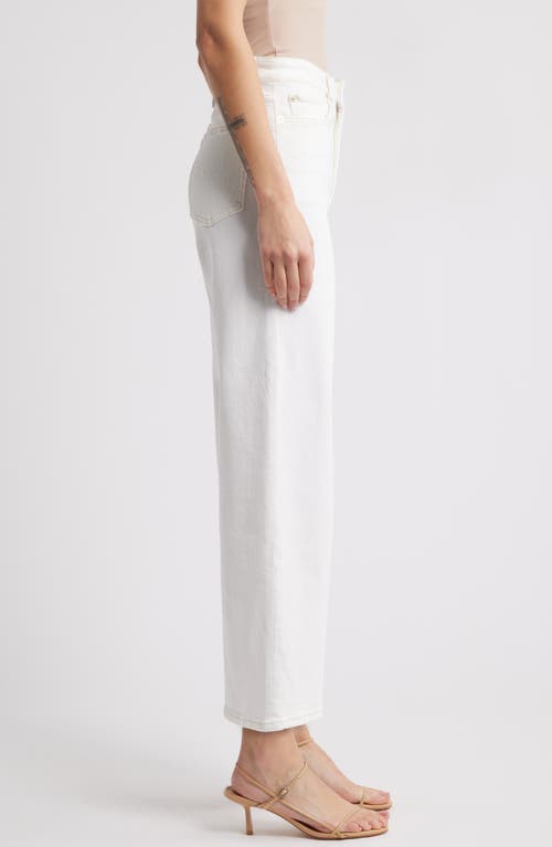 Frame The Arrow High Waist Relaxed Bootcut Jeans In Au Natural Clean