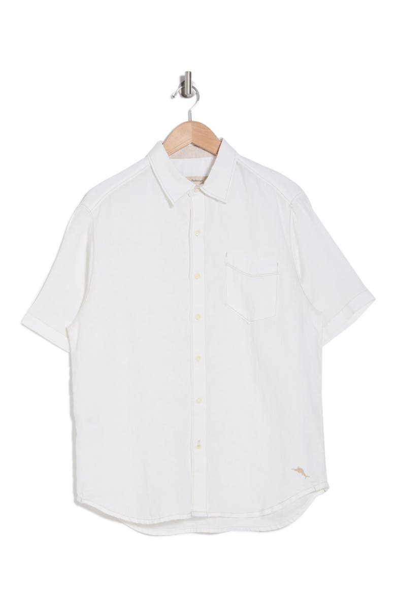 Party Breezer Short Sleeve Woven Shirt, Alternate, color, WHITE