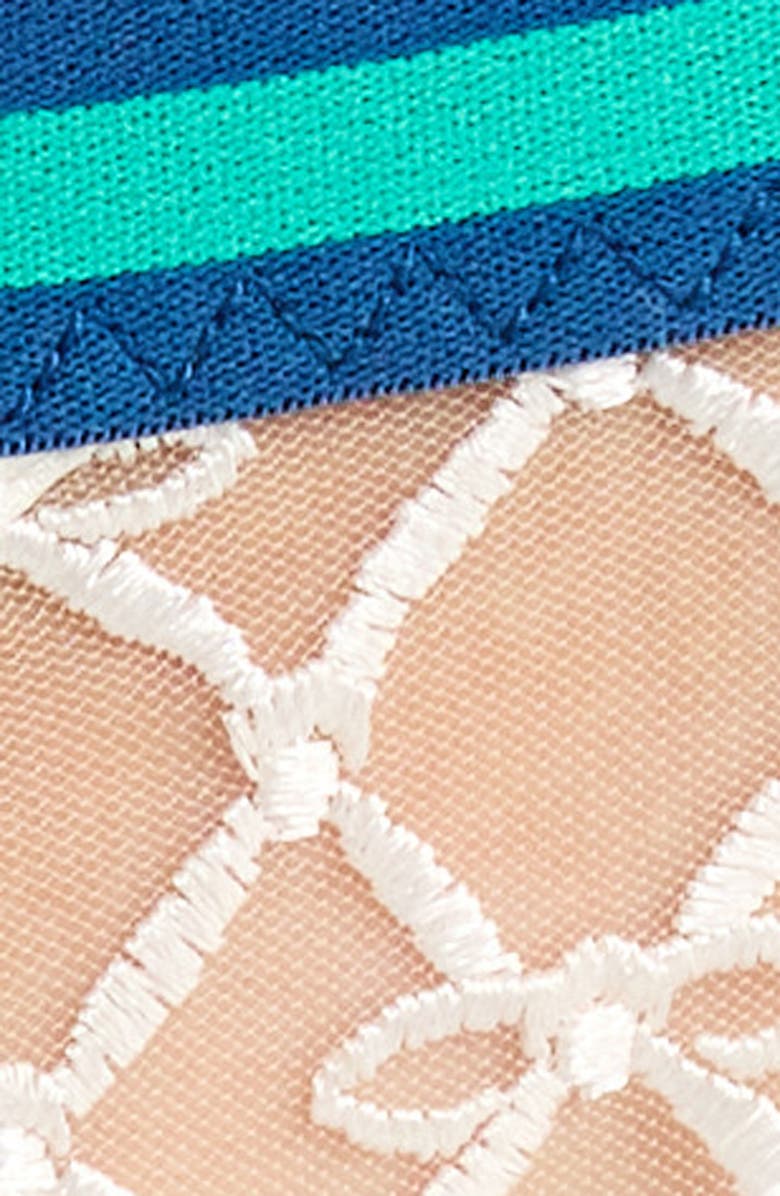 Fleur Du Mal Serena Net Thong, Alternate, color, Ivory