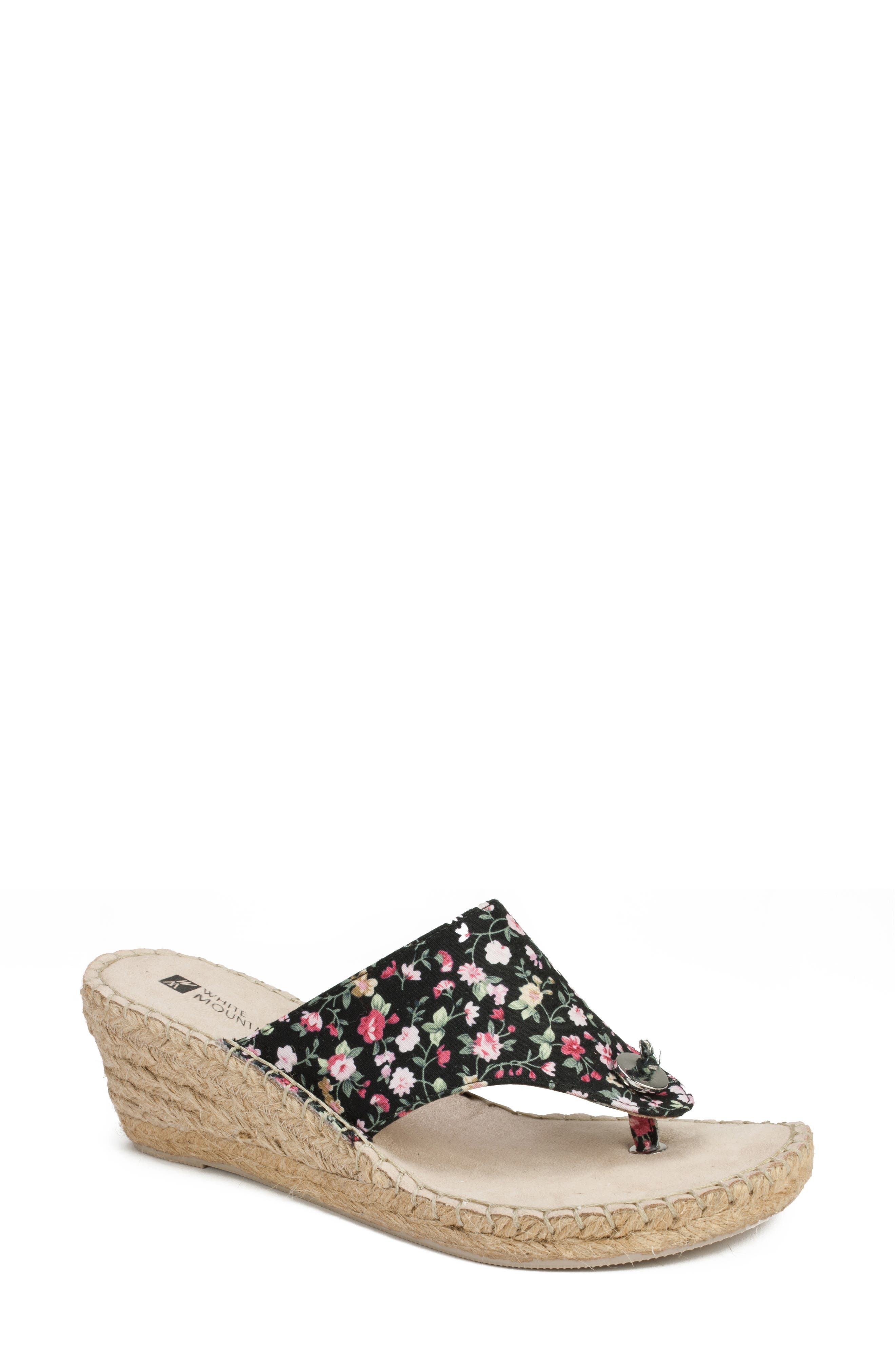 White Mountain Footwear Beachball Espadrille Wedge Sandal, Main, color, 