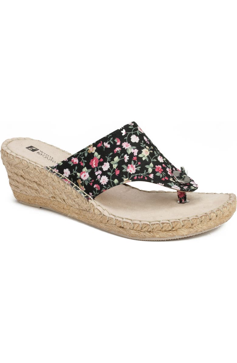 White Mountain Footwear Beachball Espadrille Wedge Sandal, Main, color,