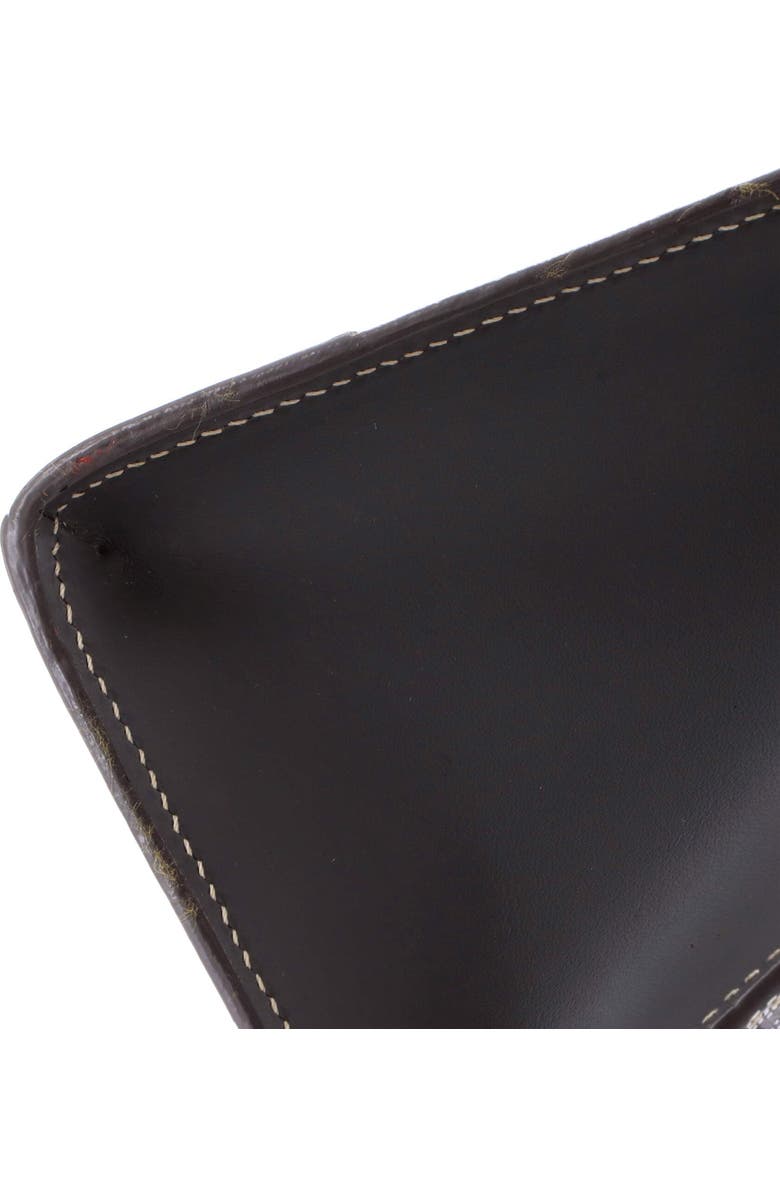 Pre-Owned Goyard Structured Saigon Top Handle Bag Coated Canvas with Leather Mini, Alternate, color, Gray