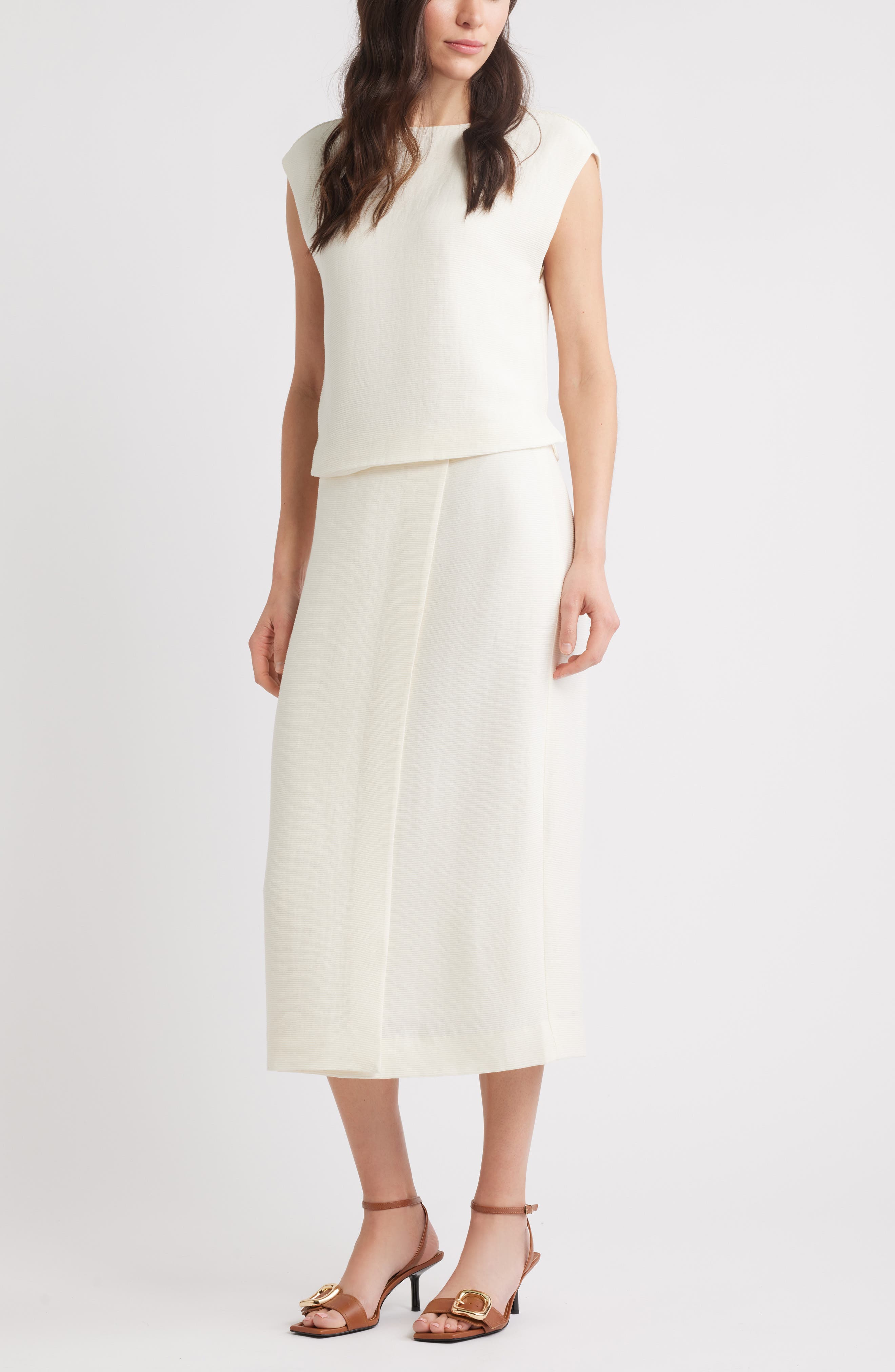 Nordstrom Simone Ankle Strap Sandal, Alternate, color, Brown Toffee