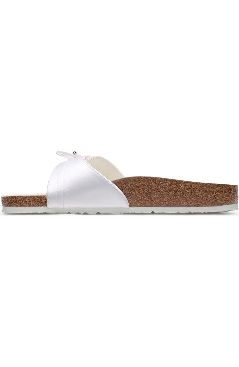 Birkenstock x Danielle Frankel x Danielle Frankel Madrid Satin Slide Sandal, Alternate, color, White