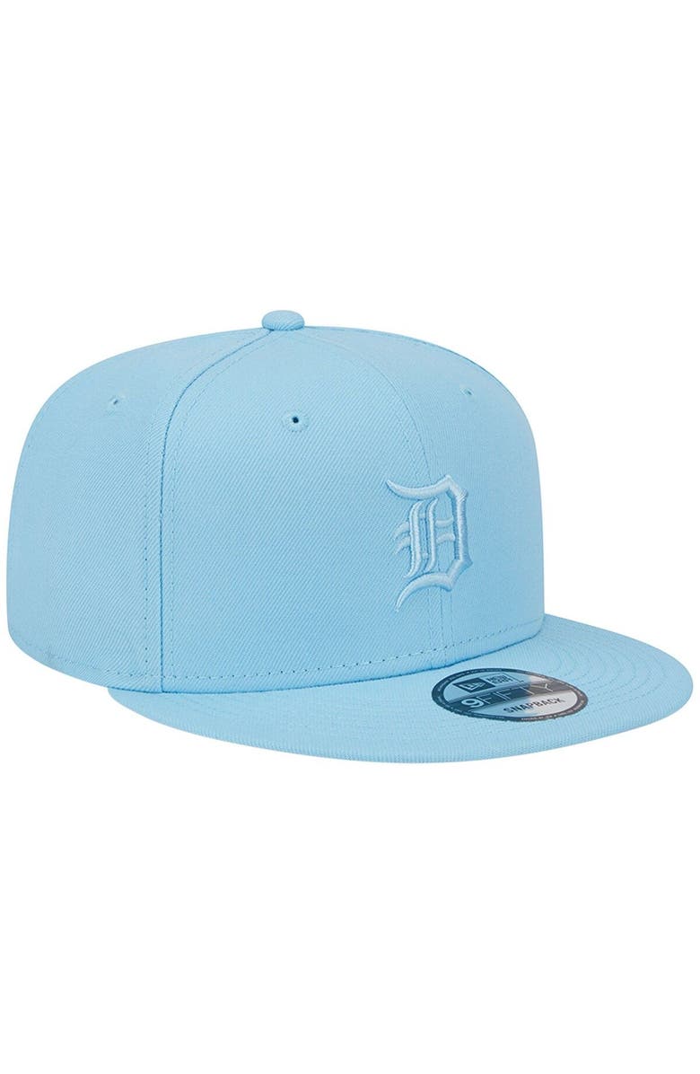 New Era Men's New Era Light Blue Detroit Tigers Spring Color Basic 9FIFTY Snapback Hat, Alternate, color,