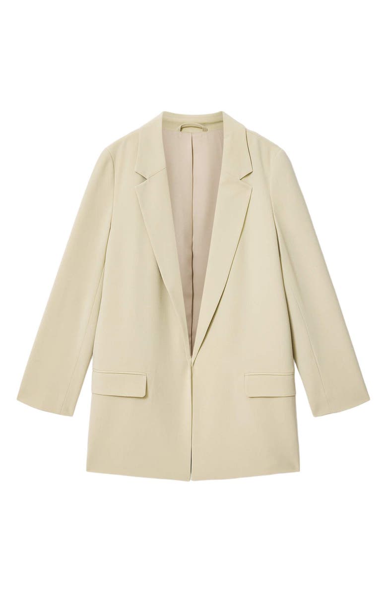 AllSaints Aleida Long Blazer, Alternate, color, Haze Green