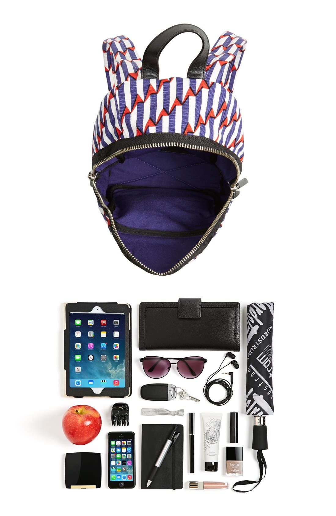 Marc Jacobs 'Arrow Head - Mini Biker' Canvas Backpack, Alternate, color, 