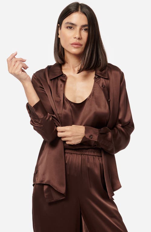 Cami Nyc Crosby Silk Charmeuse Button-up Shirt