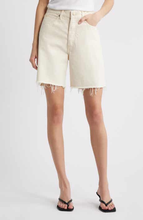 FRAME The Timeless Cutoff Denim Shorts