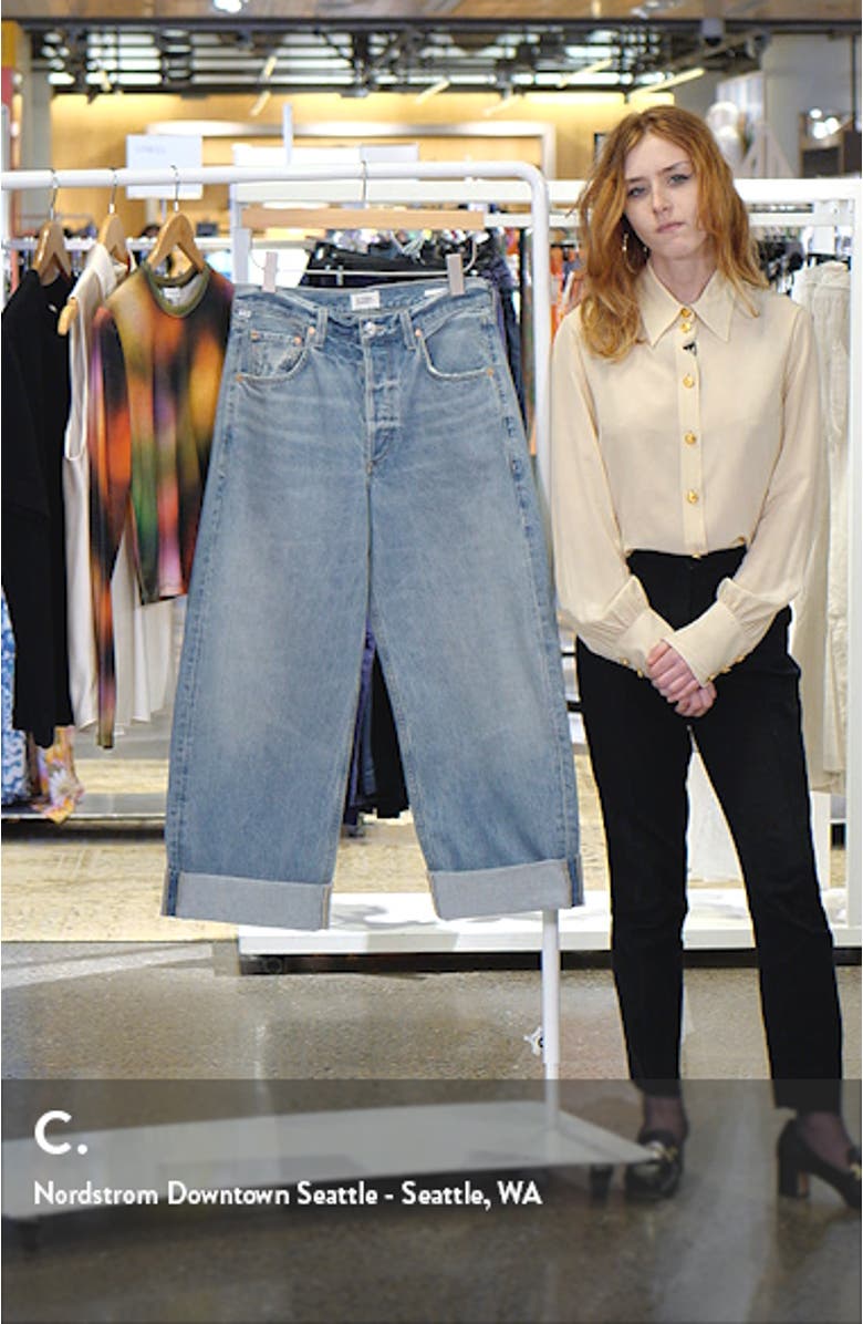 Ayla Baggy Organic Cotton Wide Leg Jeans, sales video thumbnail