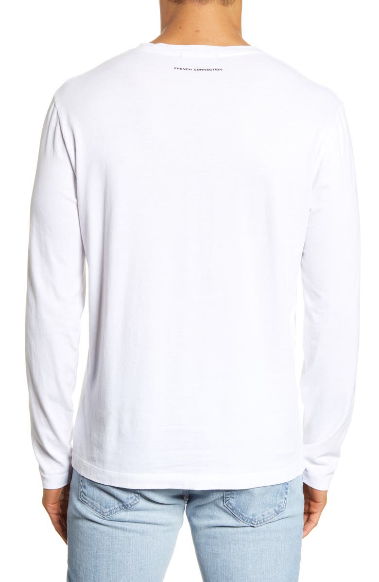 French Connection Kanji Long Sleeve T-Shirt, Alternate, color, 