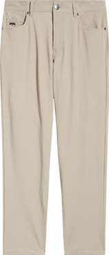 Emporio Armani Techno Five-Pocket Straight Leg Stretch Twill Pants