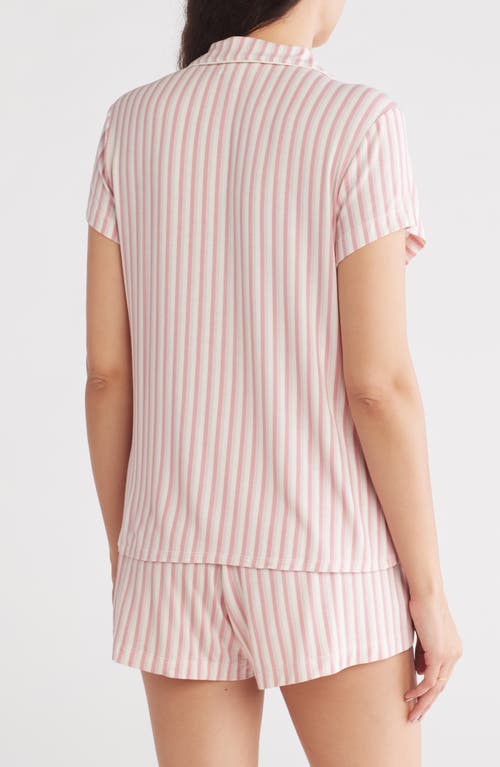 Nordstrom Rack Tranquility Shortie Pajamas In Pink Beauty Spring Stripe