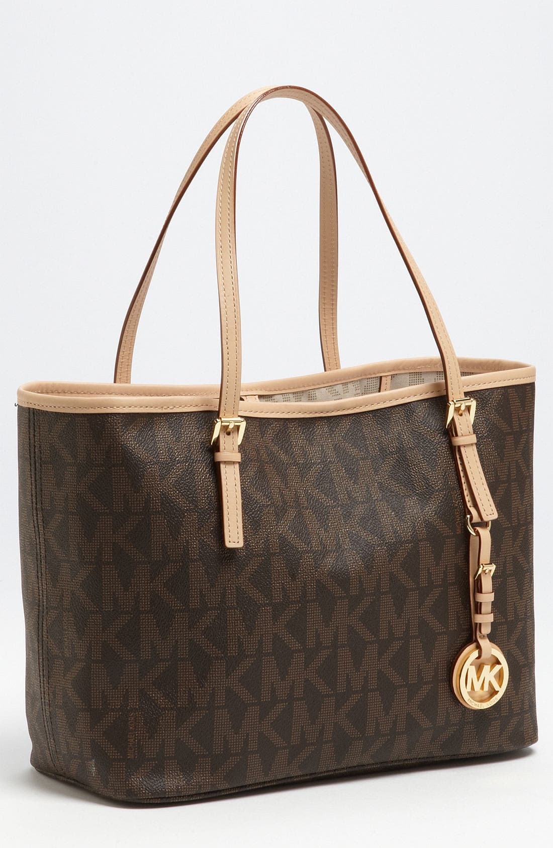'Jet Set - Small' Travel Tote, Main, color, BROWN