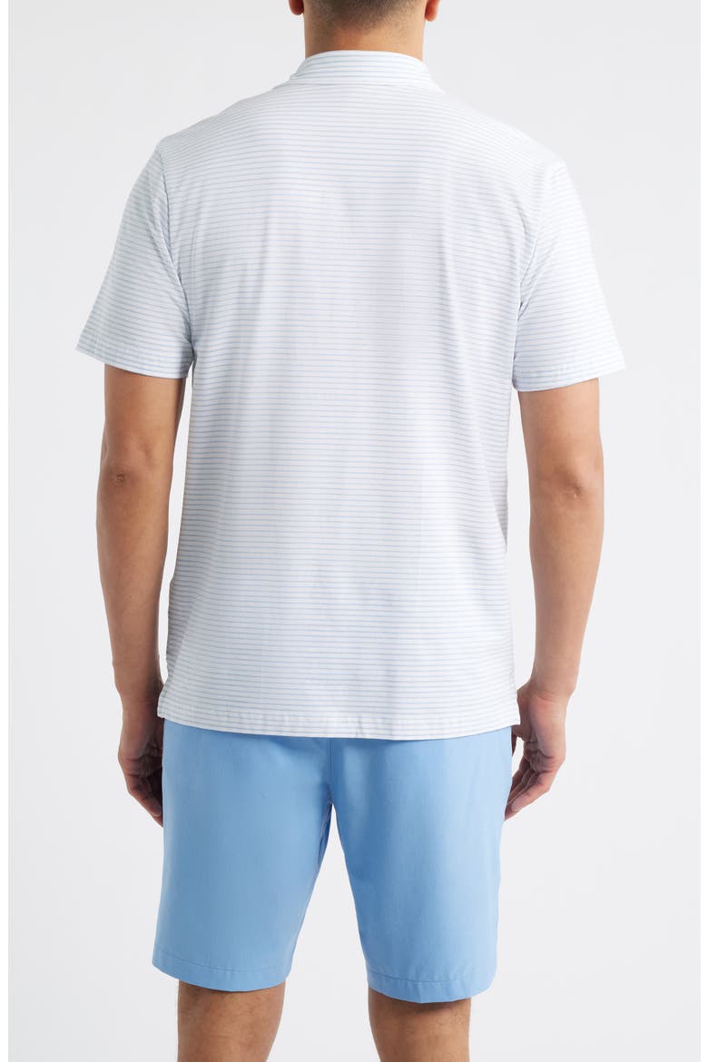 Crown Flex Pima Cotton Blend Polo, Alternate, color, WHITE
