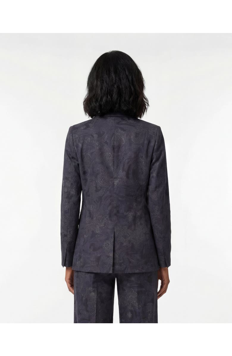 Lords of Harlech Paisley Explosion Womens Tailored Blazer, Alternate, color, Paisley Explosion Black
