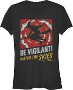 Wicked: For Good Junior's Wicked For Good Elphaba Watch the Skies Graphic T-Shirt