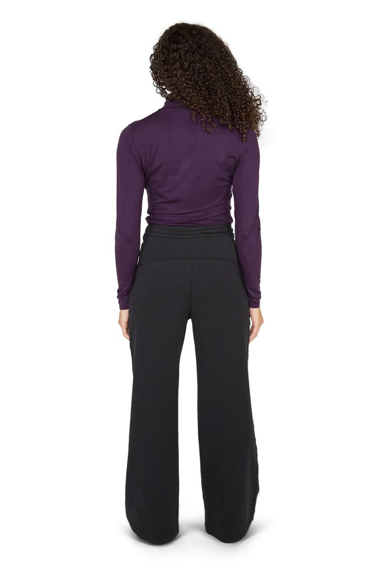 Kate Stretch Knit Turtleneck, Alternate, color, Plum