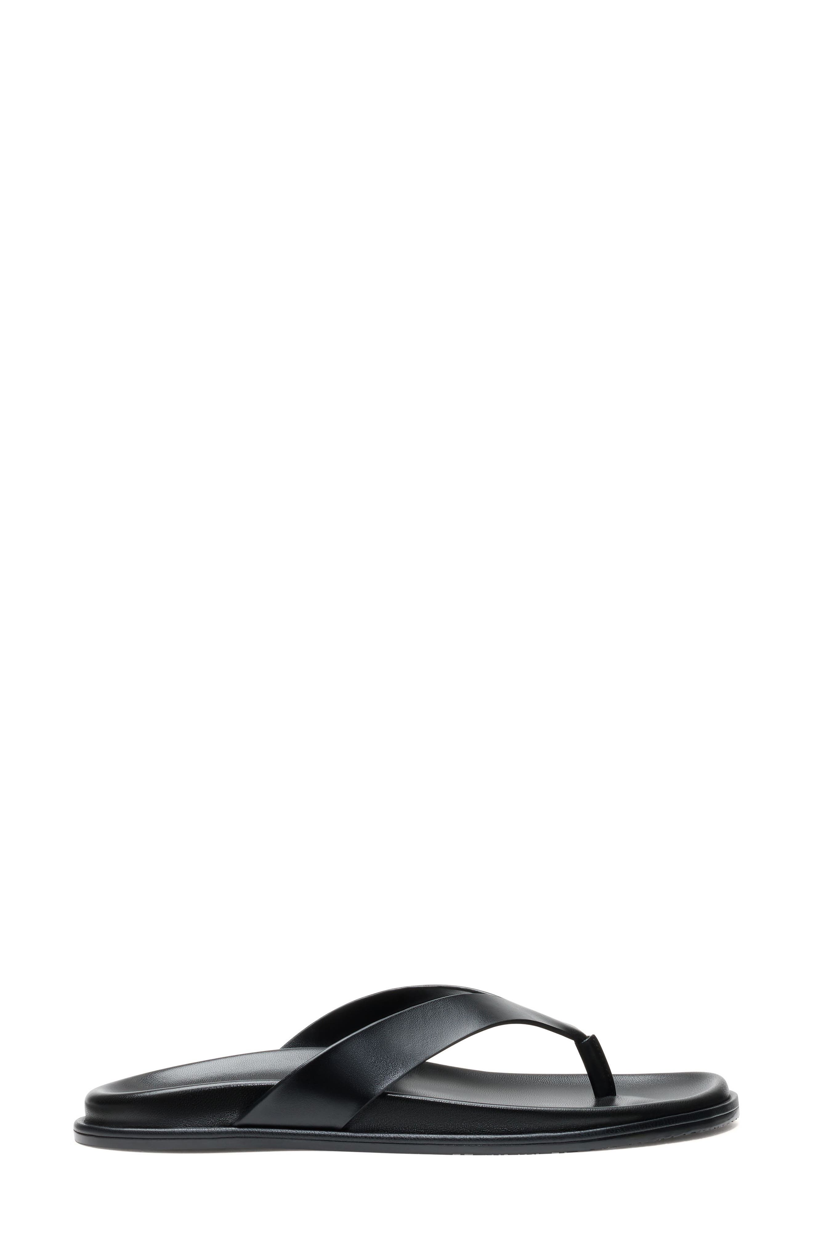 Stuart Weitzman Marykate Flip Flop, Alternate, color, Black