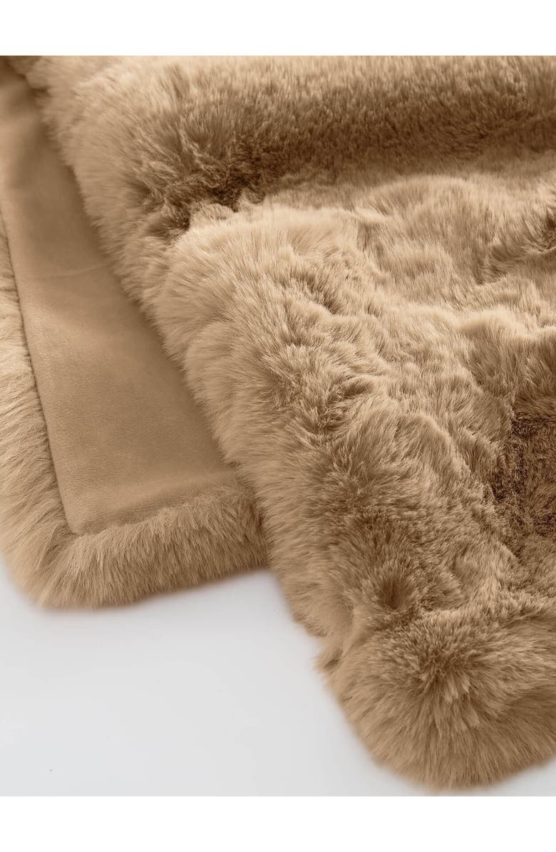 Sunday Citizen Faux Fur Bed Runner, Alternate, color, 