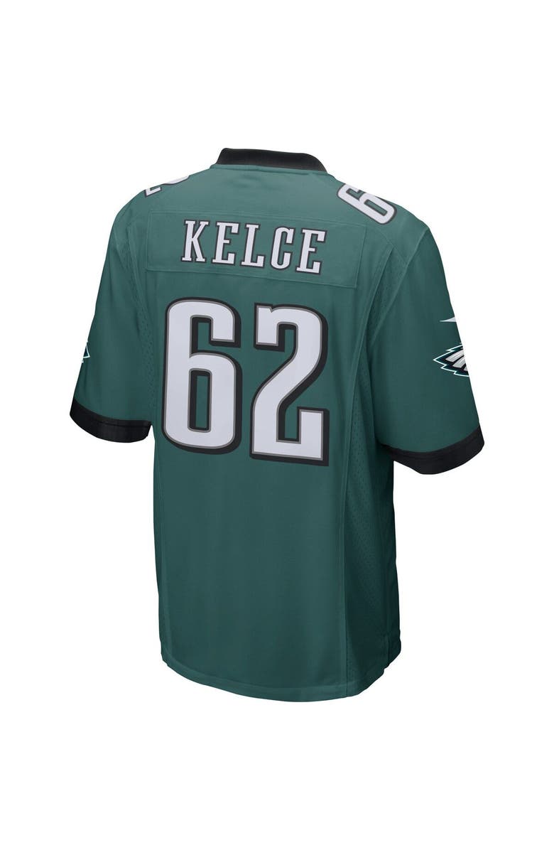 Nike Men's Nike Jason Kelce Midnight Green Philadelphia Eagles Game Jersey, Alternate, color, Green