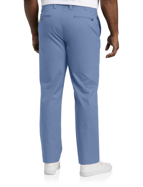 Oak Hill By Dxl Big & Tall Straight-fit Tech Pants In Country Blue Heather