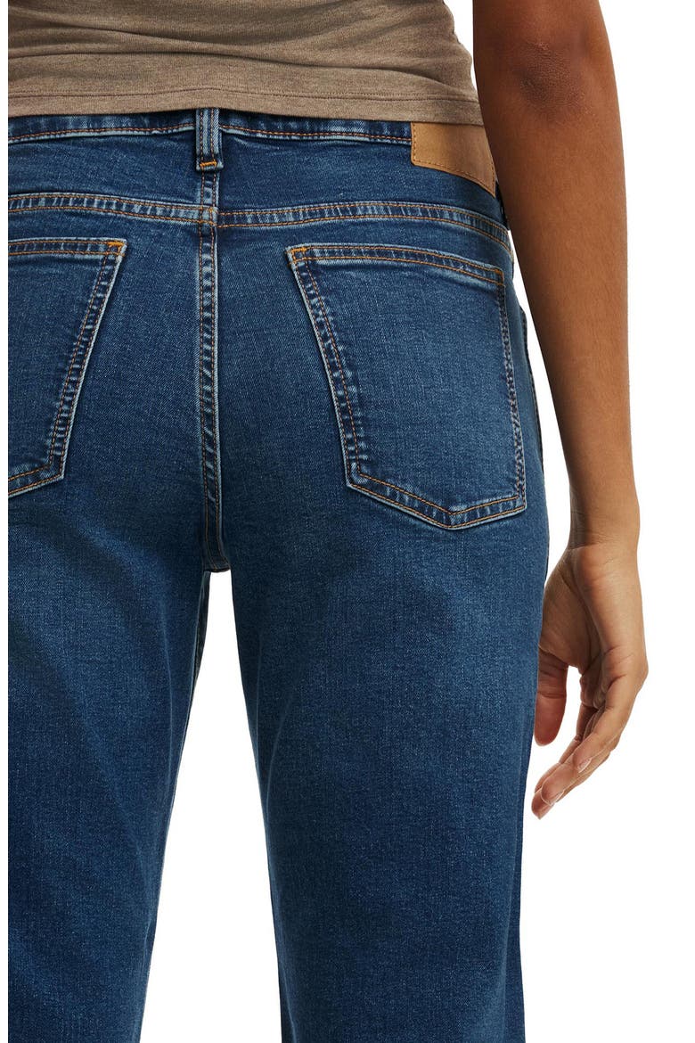 Stretch Slim Straight Leg Jeans, Alternate, color, SCORPIO BLUE SPLIT