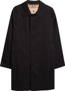 Burberry Camden Mid Length Cotton Gabardine Car Coat