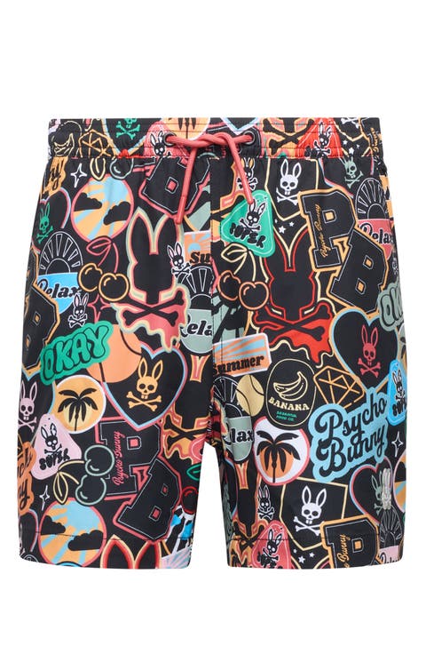 Kids' Marco Print Swim Trunks (Big Kid)