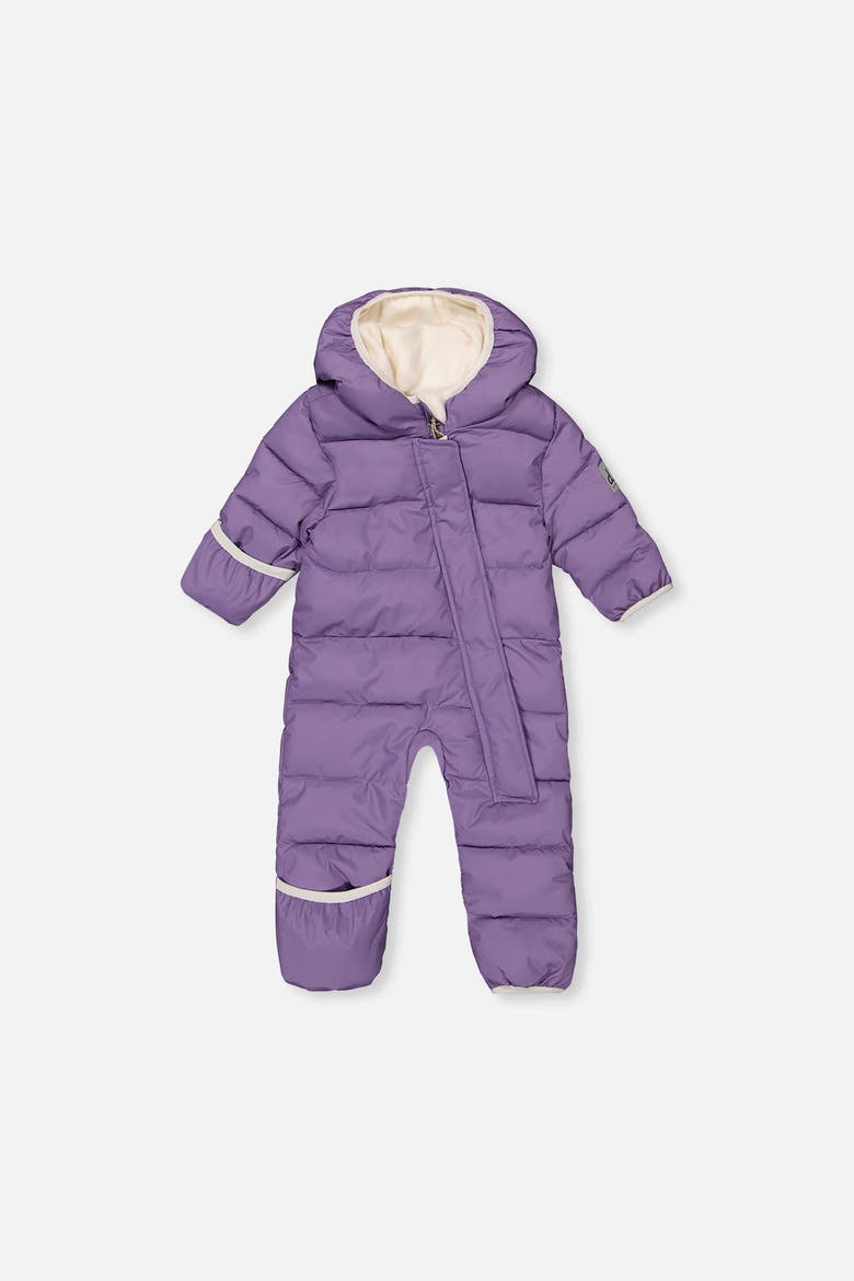 Car Seat Adapted PrimaLoft One Piece Snowsuit, Main, color, Violet