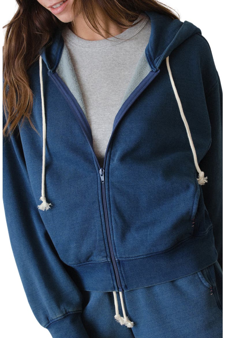 Cloud 9 Fleece Zip Hoodie, Main, color, INDIGO