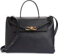 Bottega Veneta Ciao Ciao Knot Detail Leather Top Handle Bag