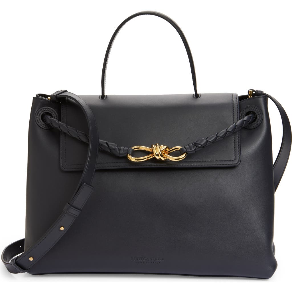 Bottega Veneta Ciao Ciao Knot Detail Leather Top Handle Bag
