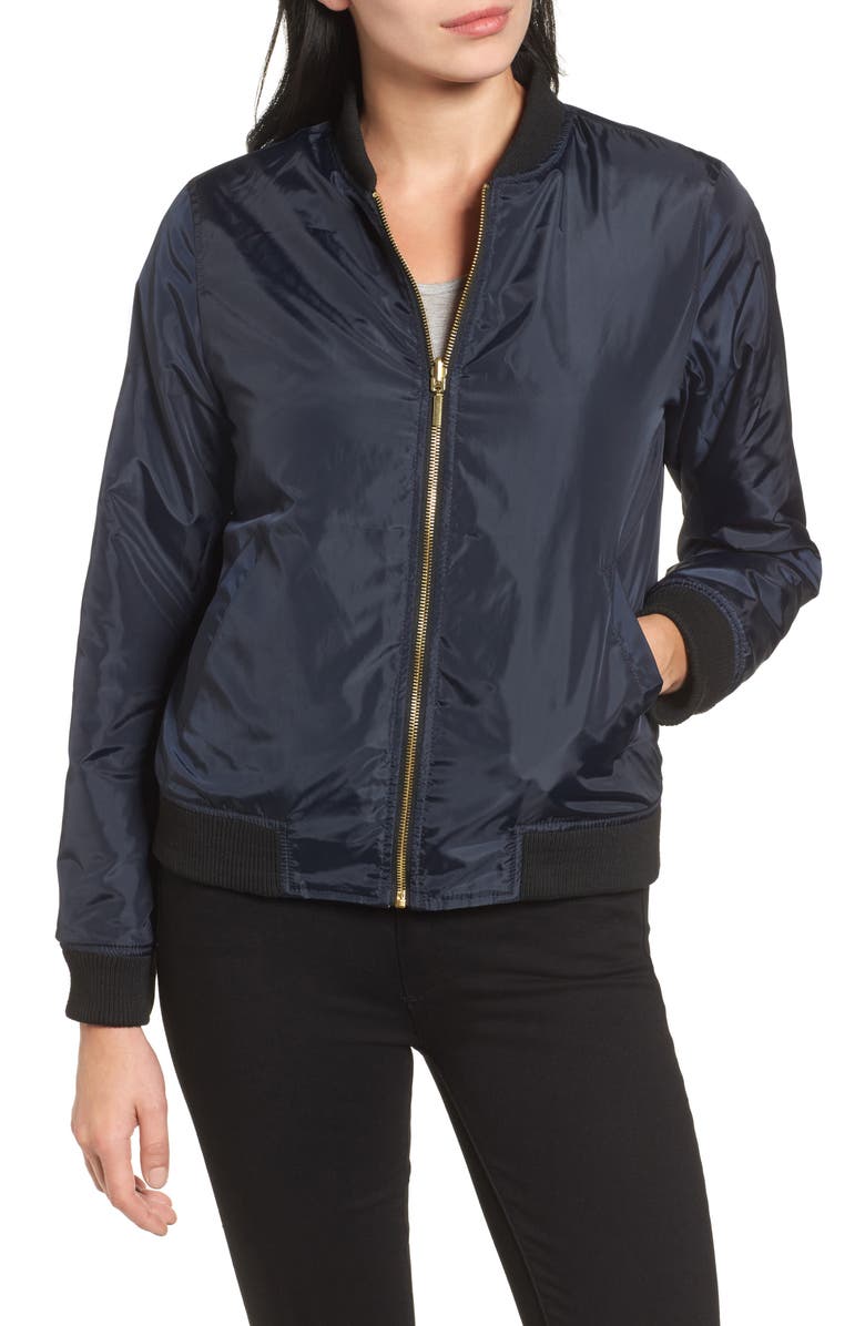 Bernardo Reversible Bomber Jacket, Alternate, color,