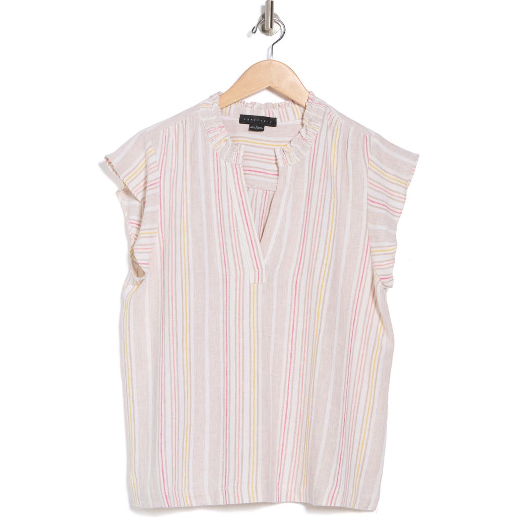 Sanctuary Split Neck Tunic Top