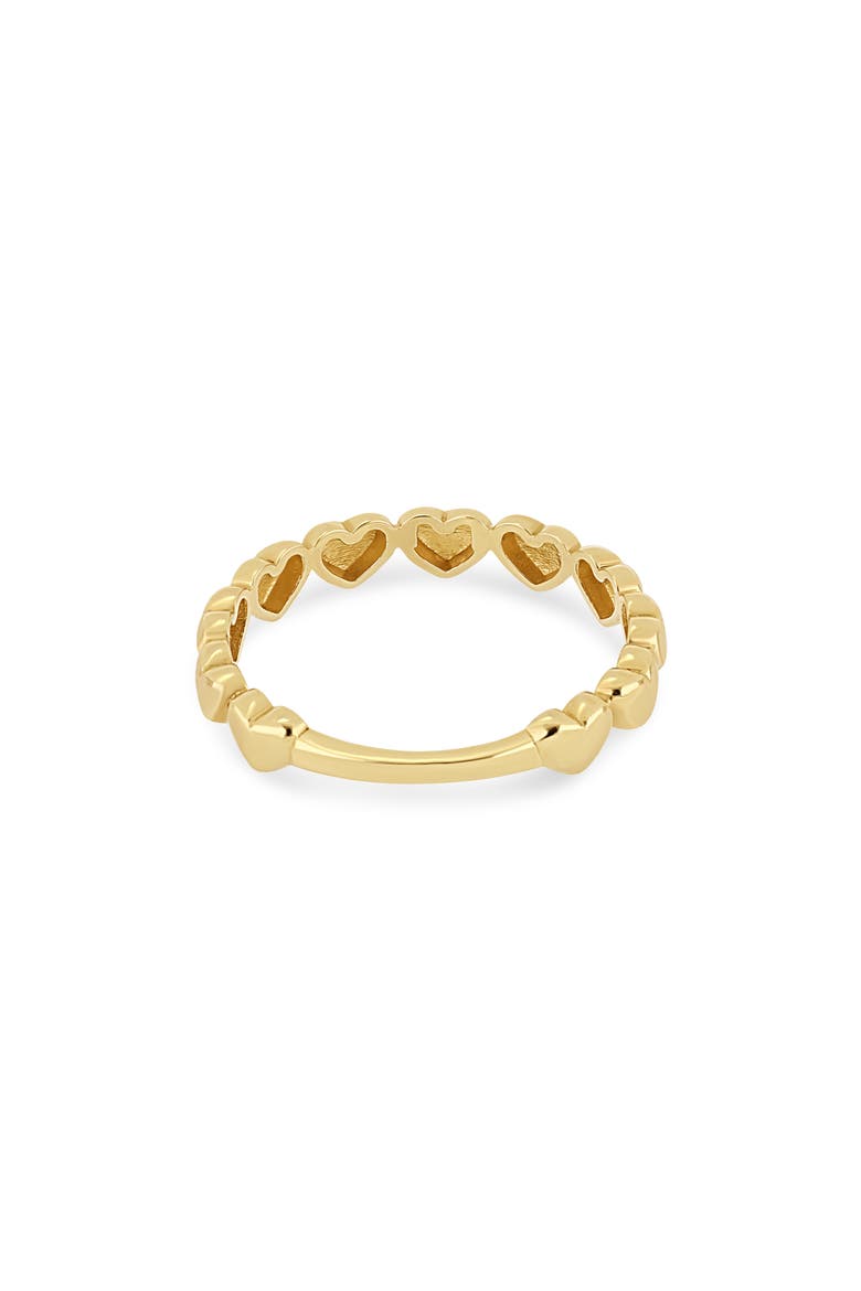 14K Gold Stackable Heart Ring, Alternate, color, 14K GOLD