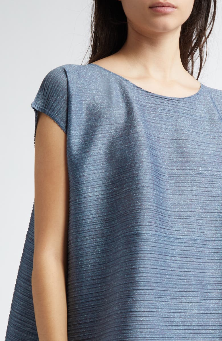 Pleats Please Issey Miyake Grainy Colors Pleated Shift Dress, Alternate, color,