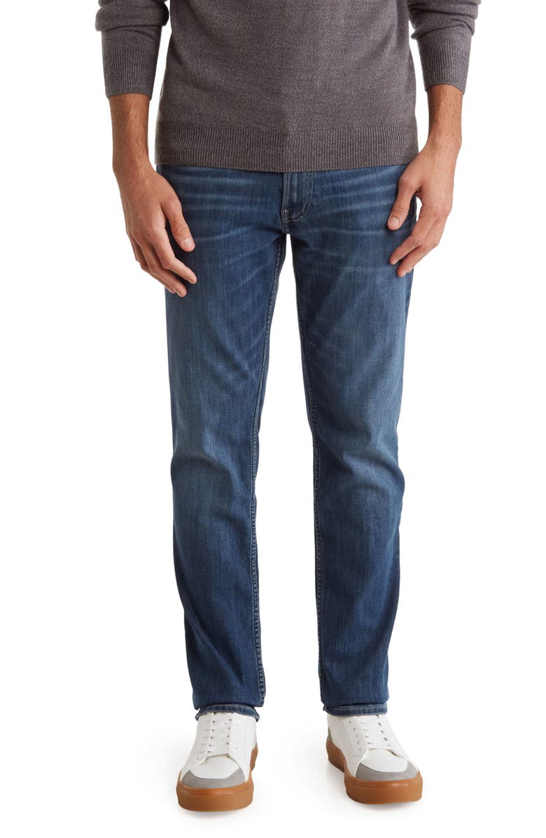 Calvin Klein Slim Fit Jeans, Main, color, Luster