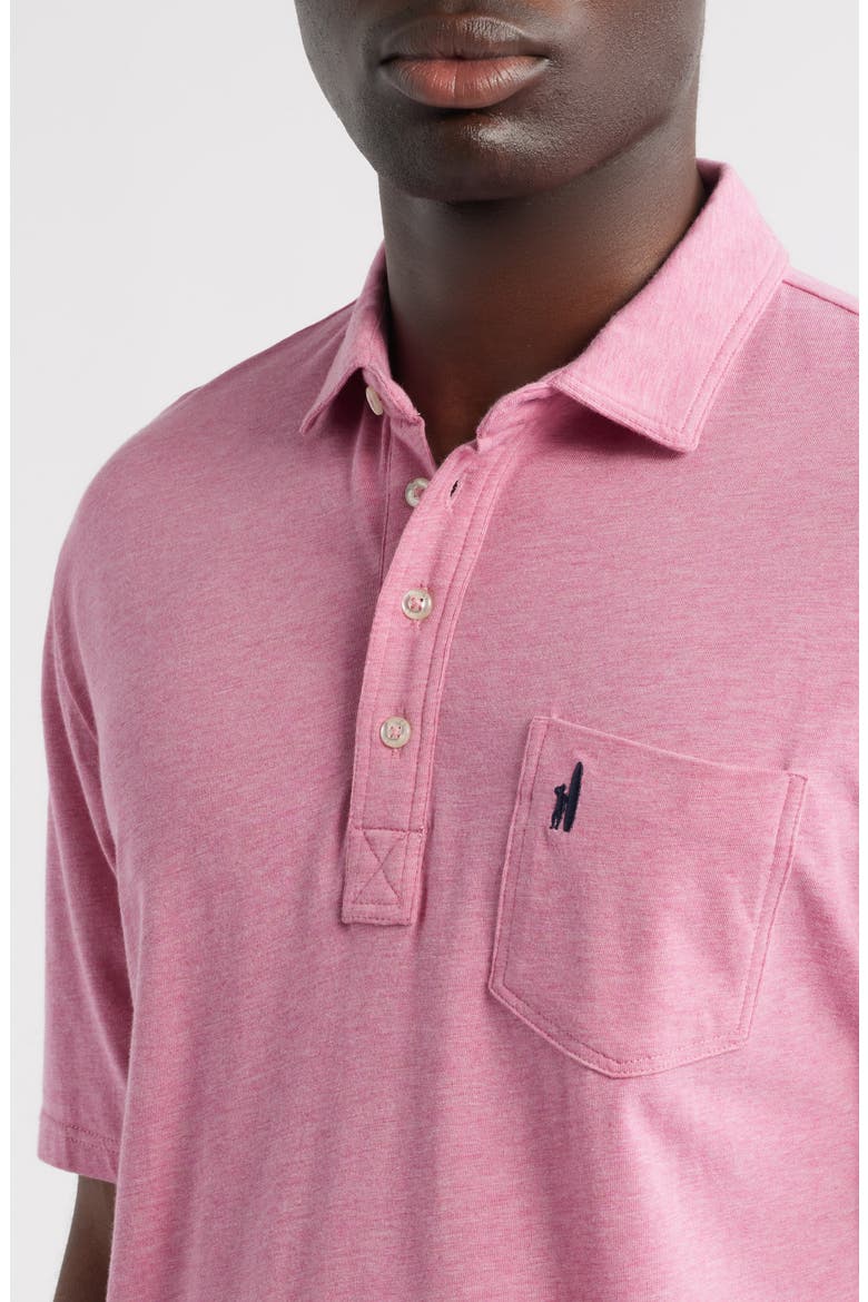 Heathered Original 2.0 Regular Fit Polo, Alternate, color, ROSEWATER
