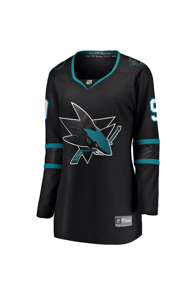 Women's Fanatics Branded Evander Kane Black San Jose Sharks Alternate Premier Breakaway Jersey, Alternate, color, Black