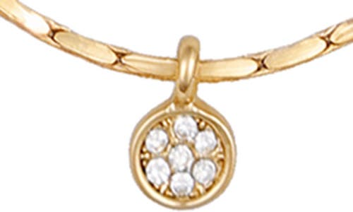 Vince Camuto Set Of 2 Crystal Chain Necklaces In Gold