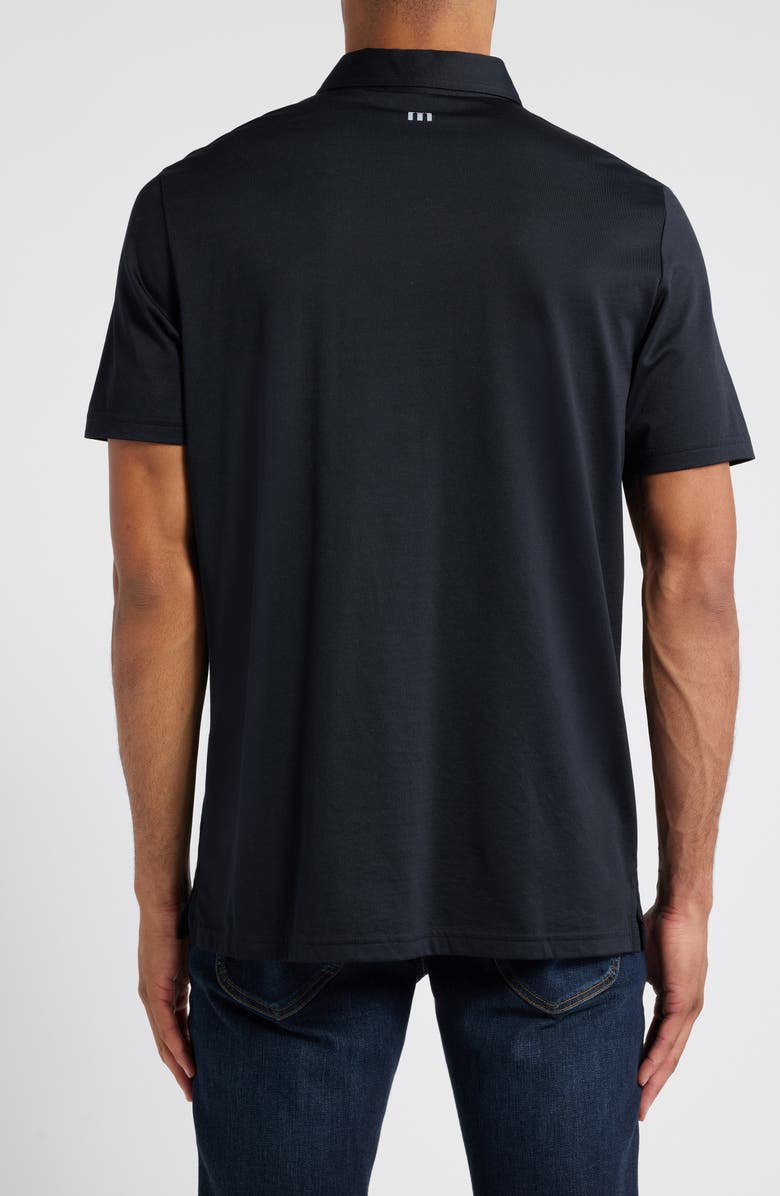 TravisMathew Dark Waters Chest Stripe Polo, Alternate, color, 