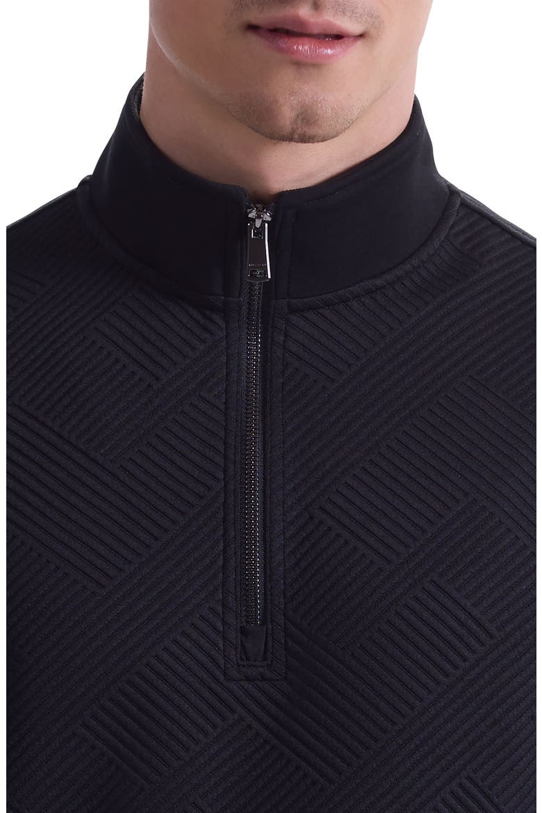 Soft Touch Quarter Zip, Alternate, color, BLACK