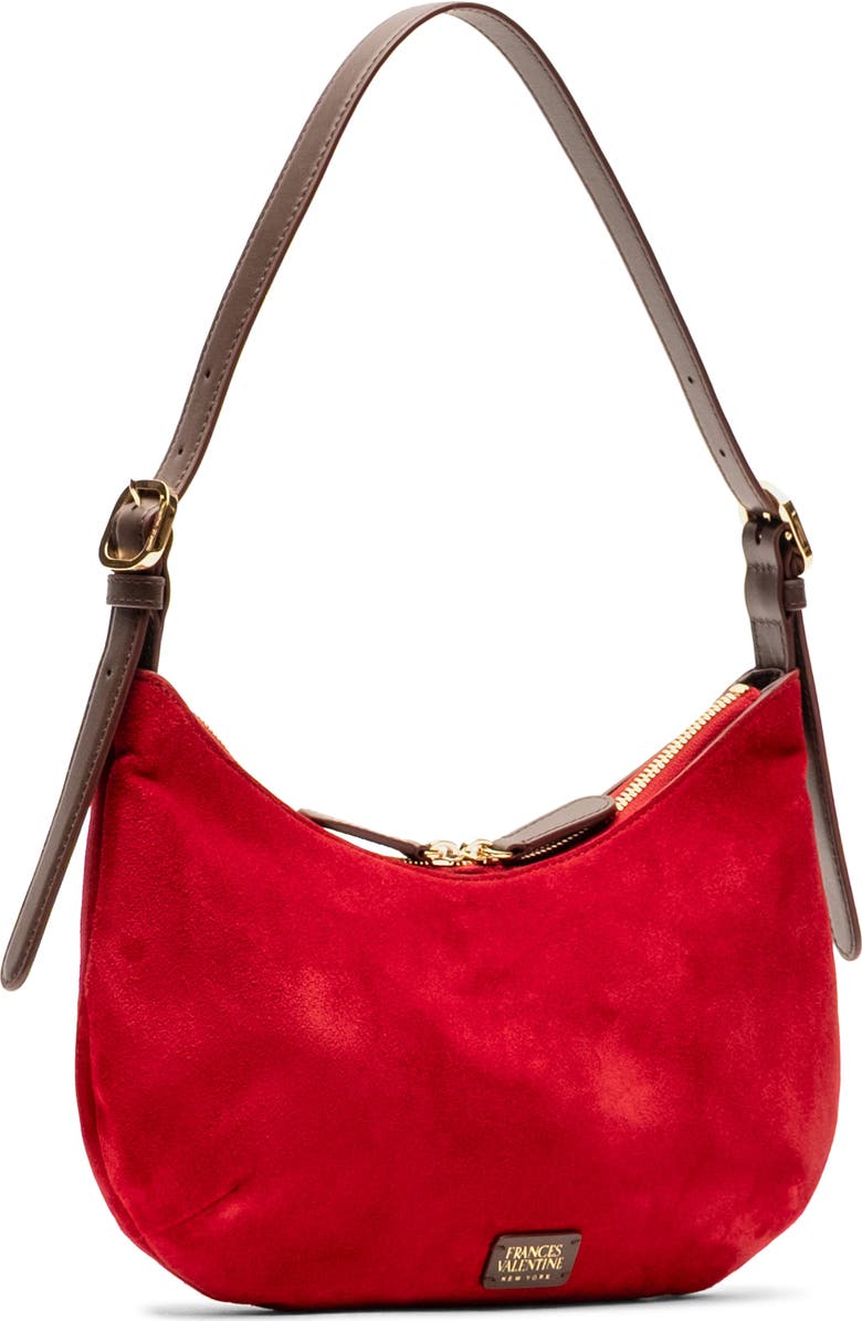 Frances Valentine Starr Hobo Shoulder Bag, Alternate, color, Cherry Red