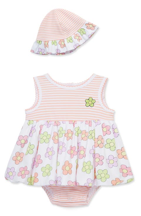 Fun Daisy Skirted Bodysuit & Hat Set (Baby)